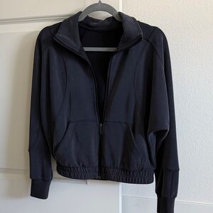 Lululemon Brushed Softstreme Funnel Neck zip up
